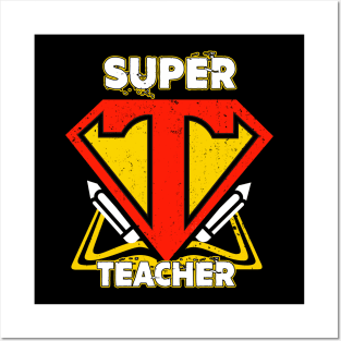 Superhero Teacher TShirt Teaching Posters and Art